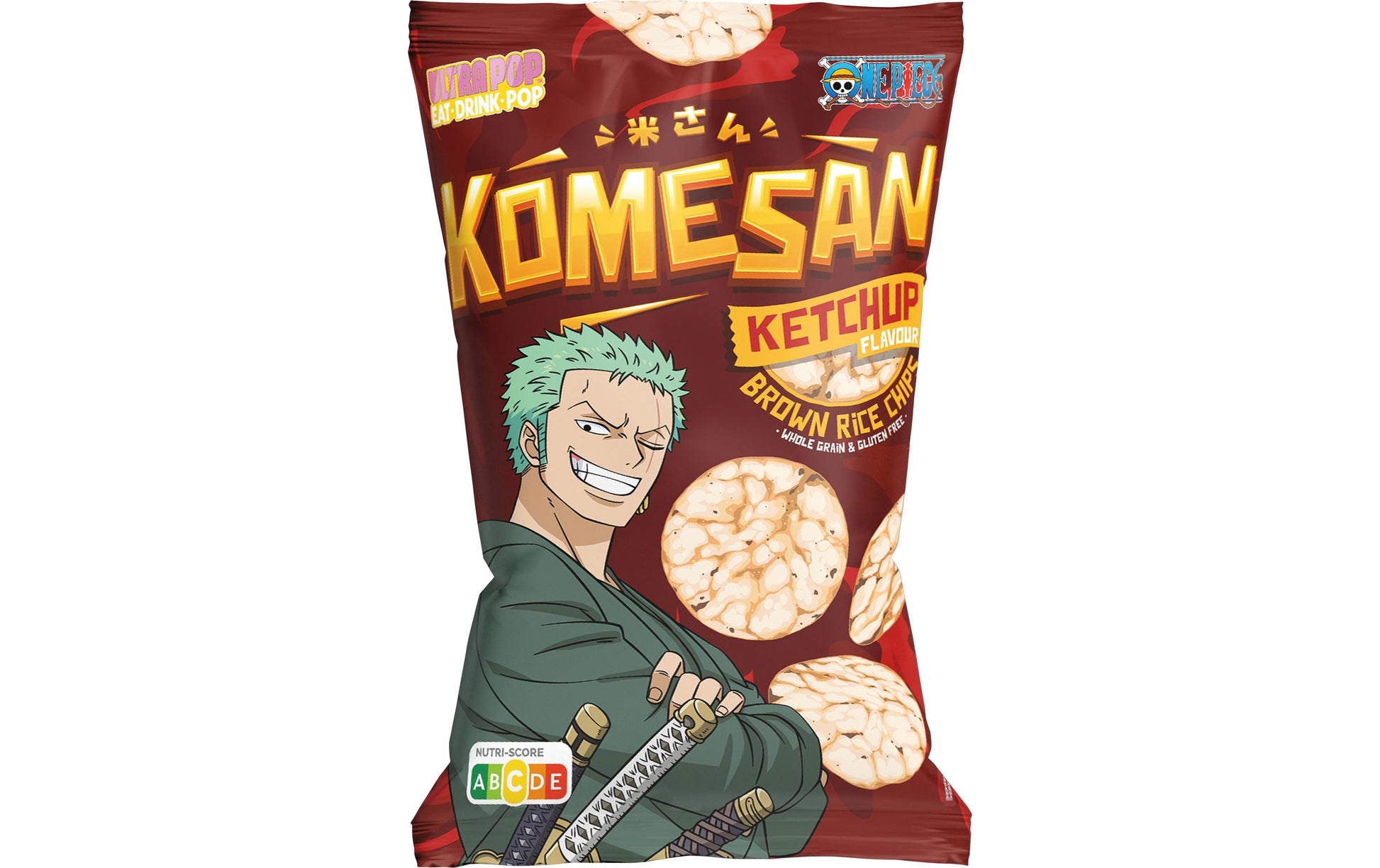 Ultrapop Komesan Zoro Chips – Tomate – 60 g