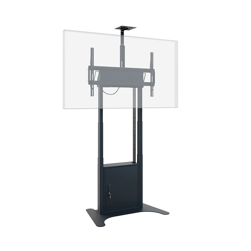 Hagor Bodenständer – 55–86" – VESA 900×600 – bis 120 kg, Höhenverstellbar, Motorisiert – Twin Lift FS-B