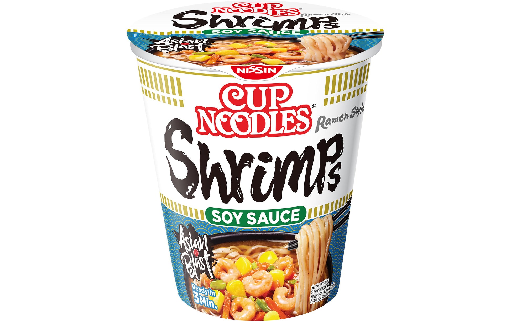 Nissin Cup Noodles Instantnudeln Crevetten Becher – 63 g