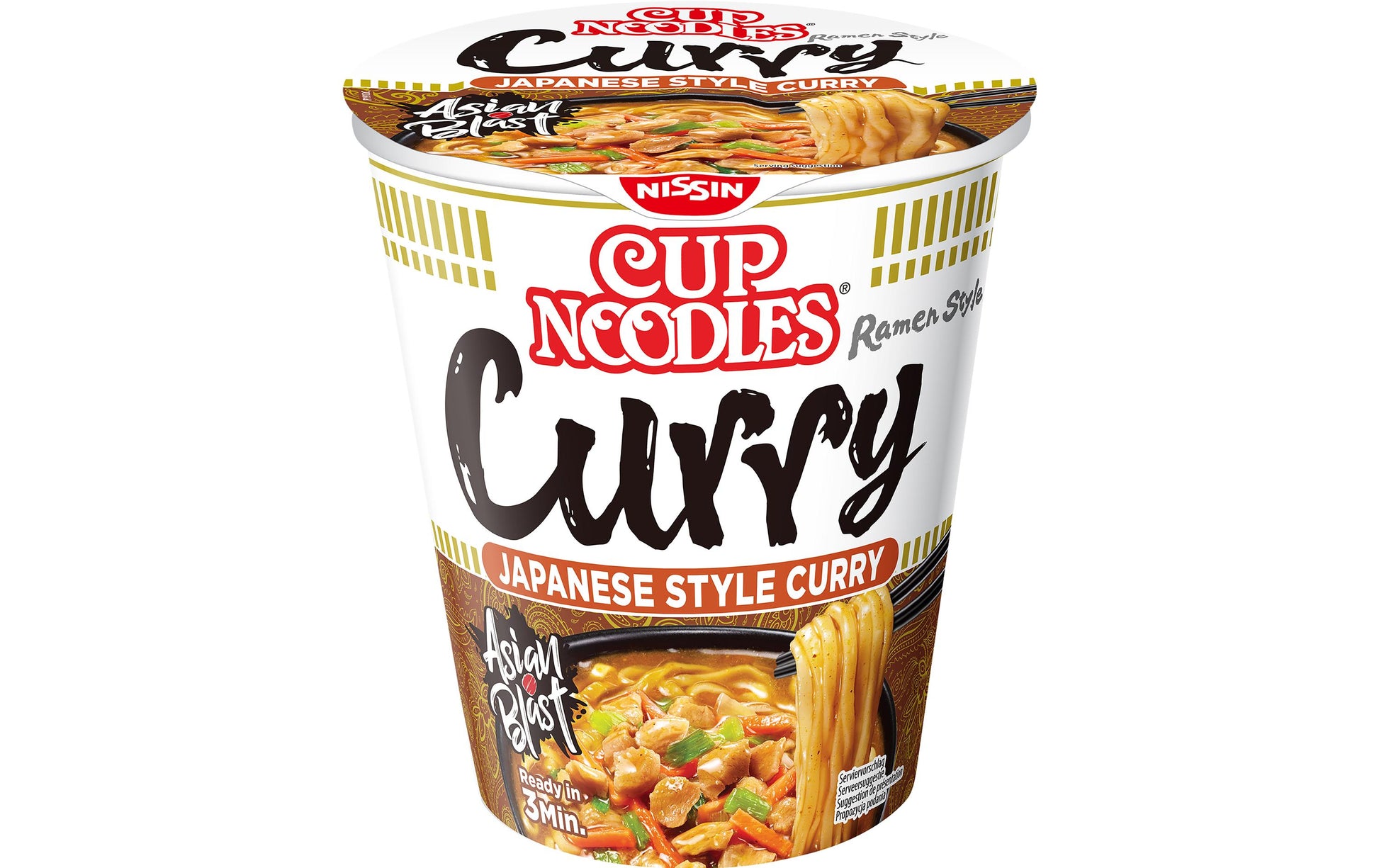 Nissin Food Nissin Cup Noodles Instantnudeln Curry – 67 g