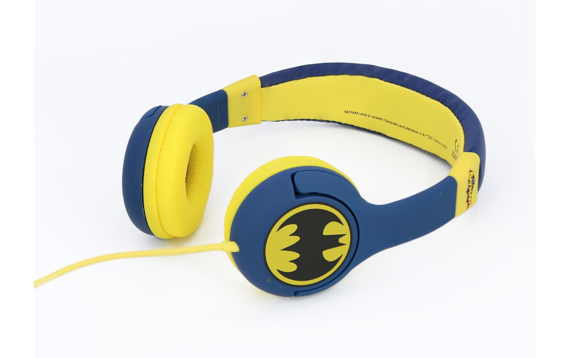OTL Technologies OTL Batman Signal Gaming-Headset – Over-Ear, Stereo, Kabelgebunden, 3,5 mm Klinke, Blau, Gelb