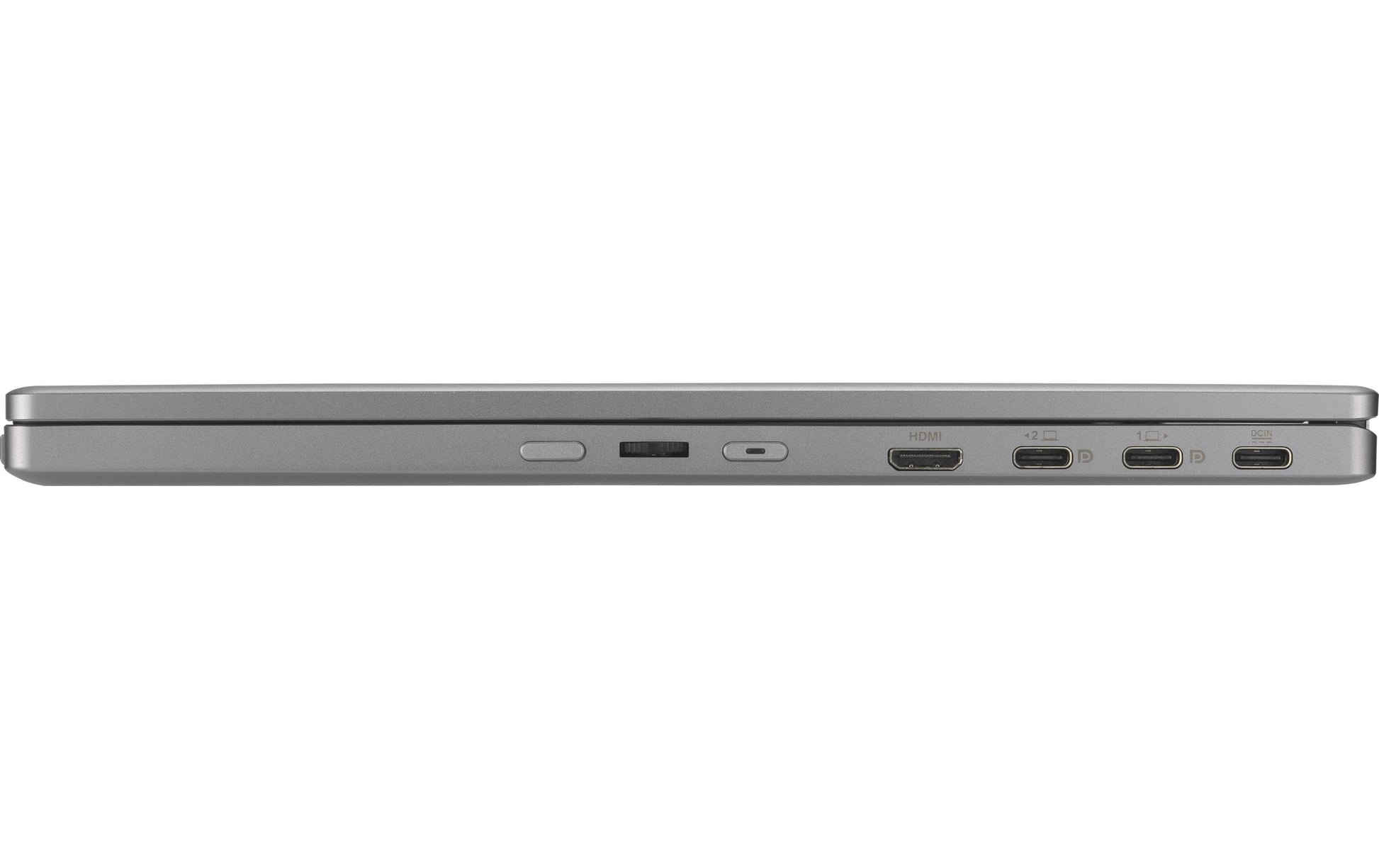 ASUS ZenScreen Duo MQ149CD – Portabler Monitor, 14", USB-C, mini-HDMI, Kensington-Schloss, Silber
