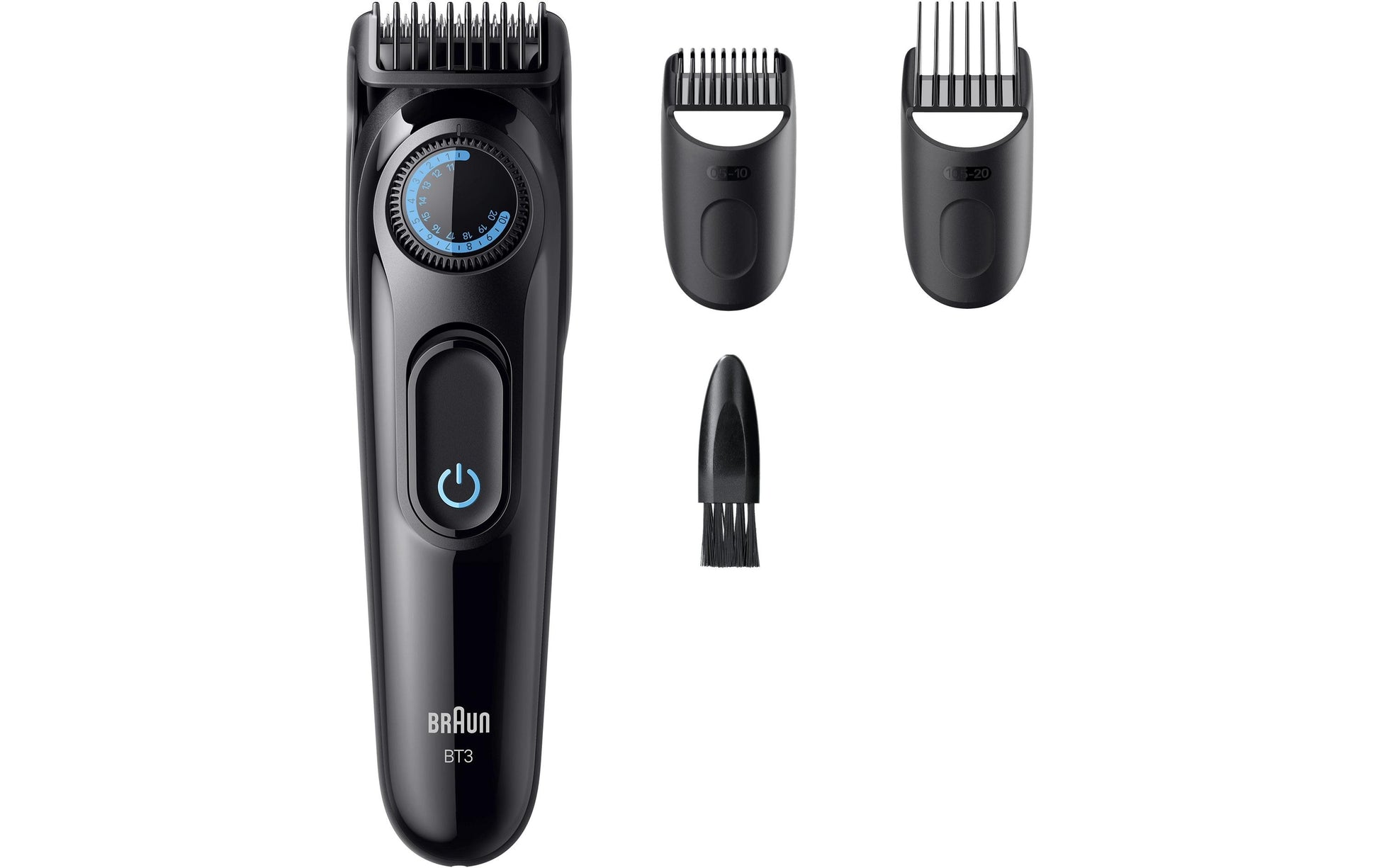 Braun Bartschneider Serie 3 BT3520 – 0,5–20 mm, 40 Längeneinstellungen, 50 min – Schwarz