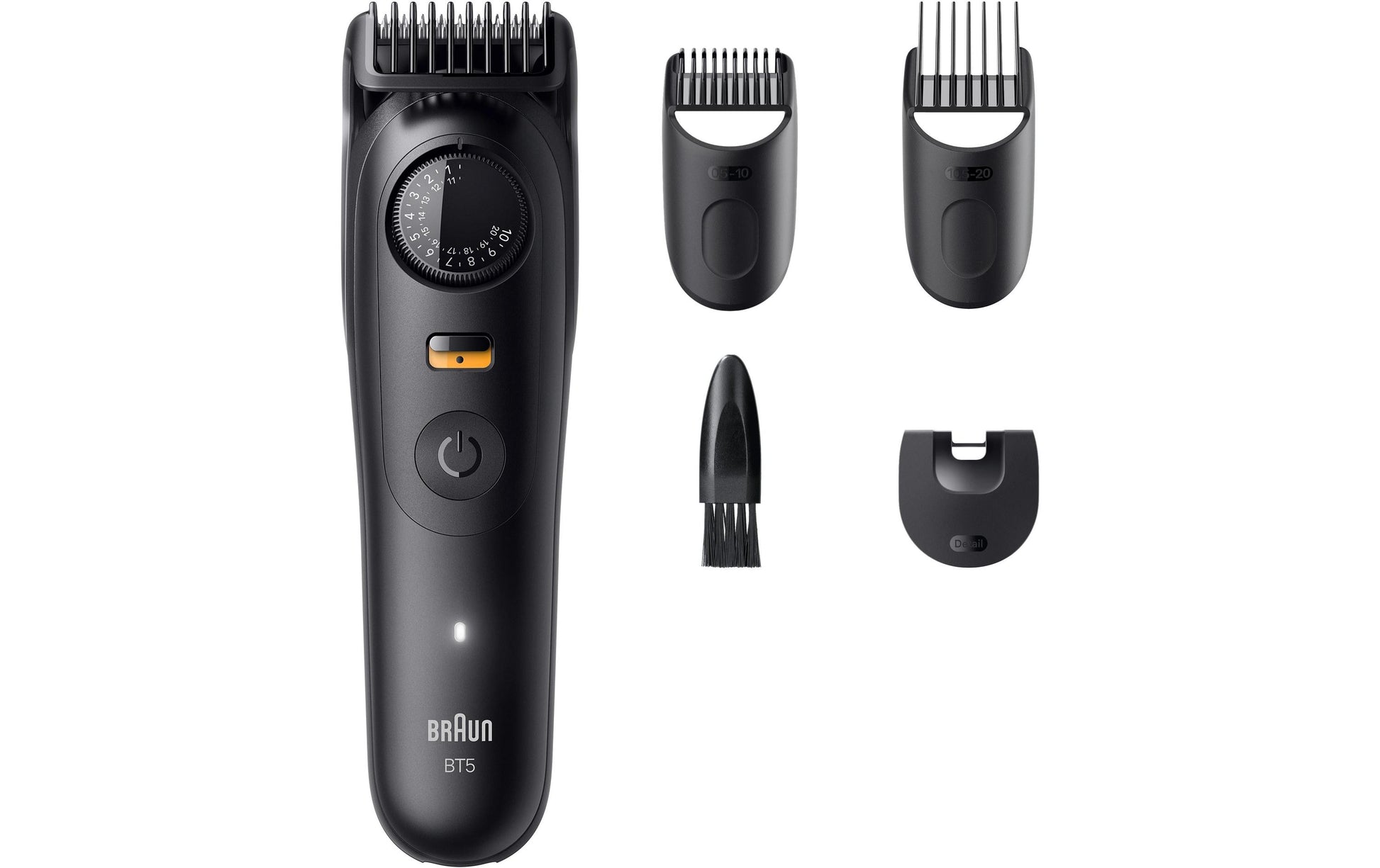 Braun Bartschneider Serie 5 BT5520 – Akku, 120 min, Nass & Trocken, Schnittlänge 0,5–20 mm, Schwarz