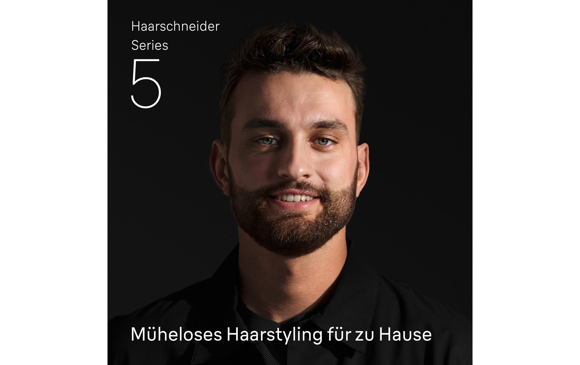 Braun Haarschneider Serie 5 HC5530 – 3–24 mm, 17 Längeneinstellungen, 50 min Akku, schwarz
