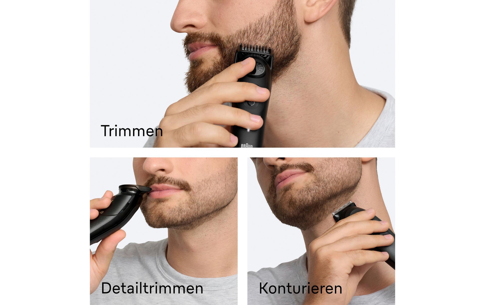 Braun Bartschneider Serie 5 BT5520 – Akku, 120 min, Nass & Trocken, Schnittlänge 0,5–20 mm, Schwarz