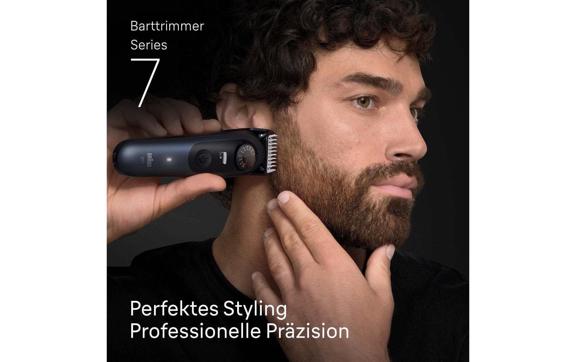 Braun Bartschneider Serie 7 BT7520 – Präzisionstrimmer, nass & trocken – 0,5–20 mm, Akku 120 min