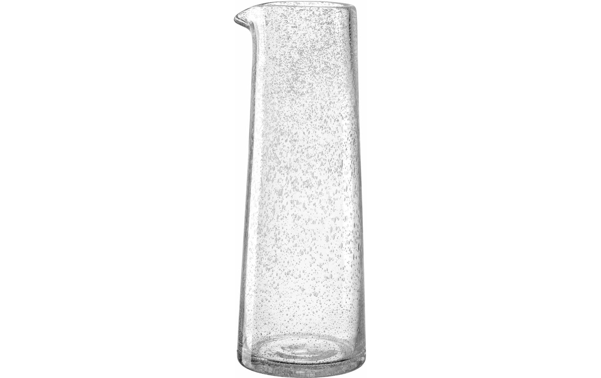 LEONARDO Karaffe BURANO – 0,9 l, Ø 9,0 cm, H 26,0 cm, Kalk-Natron-Glas, Transparent