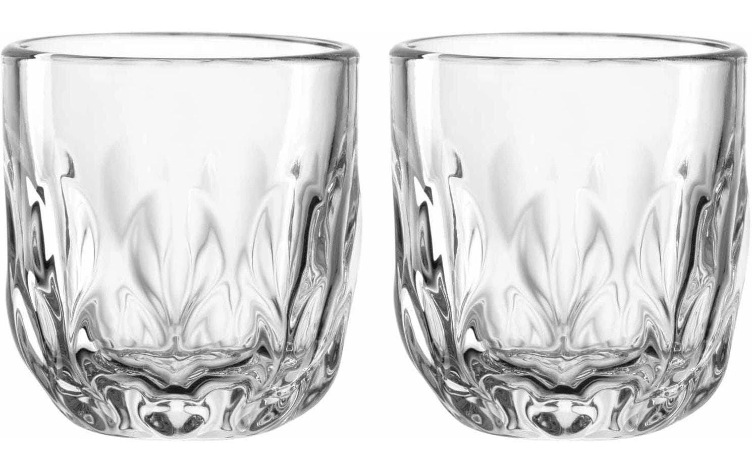 LEONARDO Espressotasse – 2er Set, 60 ml, Ø 5,0 cm, H 6,0 cm, Kalk-Natron-Glas, Transparent