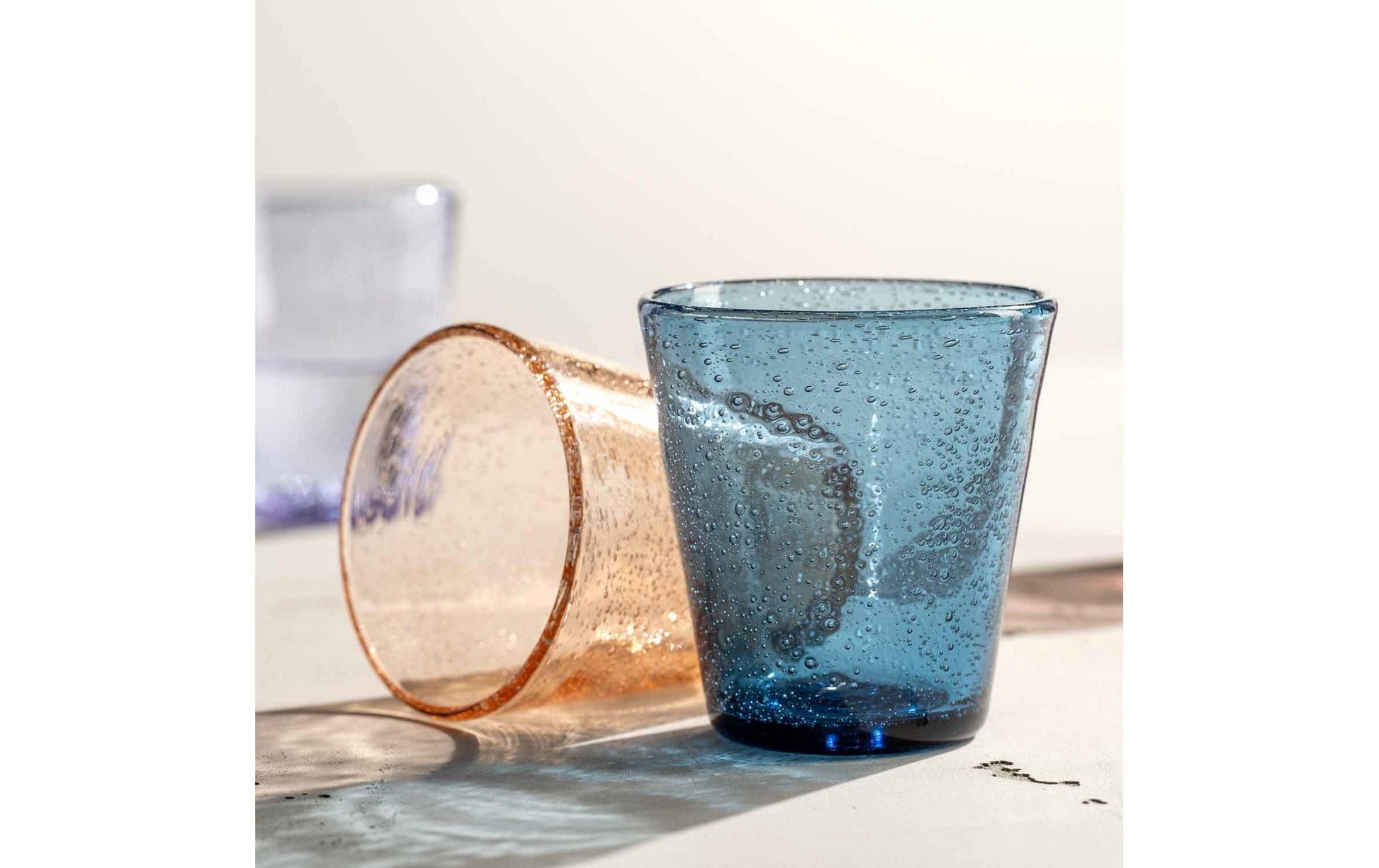 LEONARDO Trinkglas – 0,33 l, Kalk-Natron-Glas, Mehrfarbig, Spülmaschinengeeignet, 4 Stück