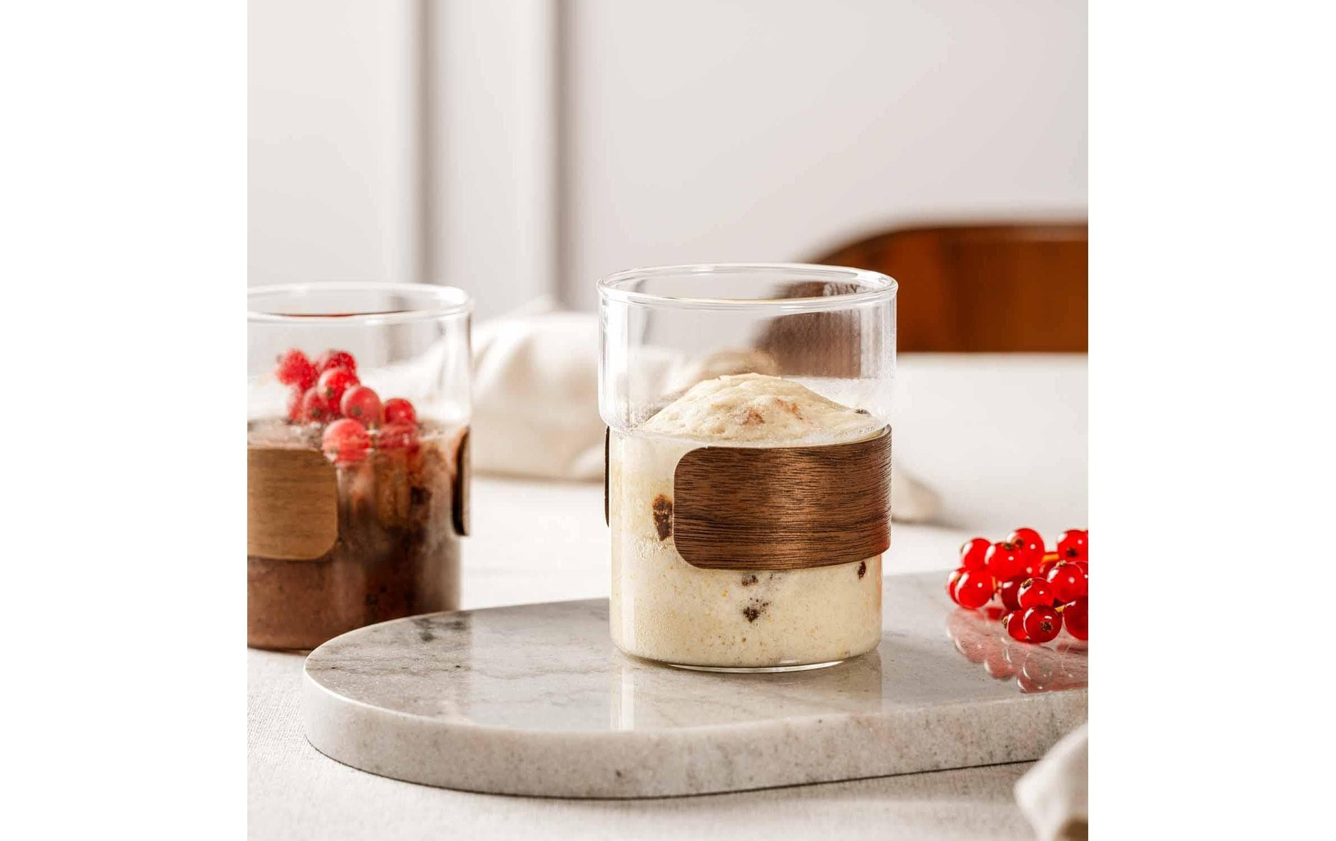 LEONARDO Cappuccino-Becher – 0,32 l, Borosilikatglas, transparent, 2 Stück