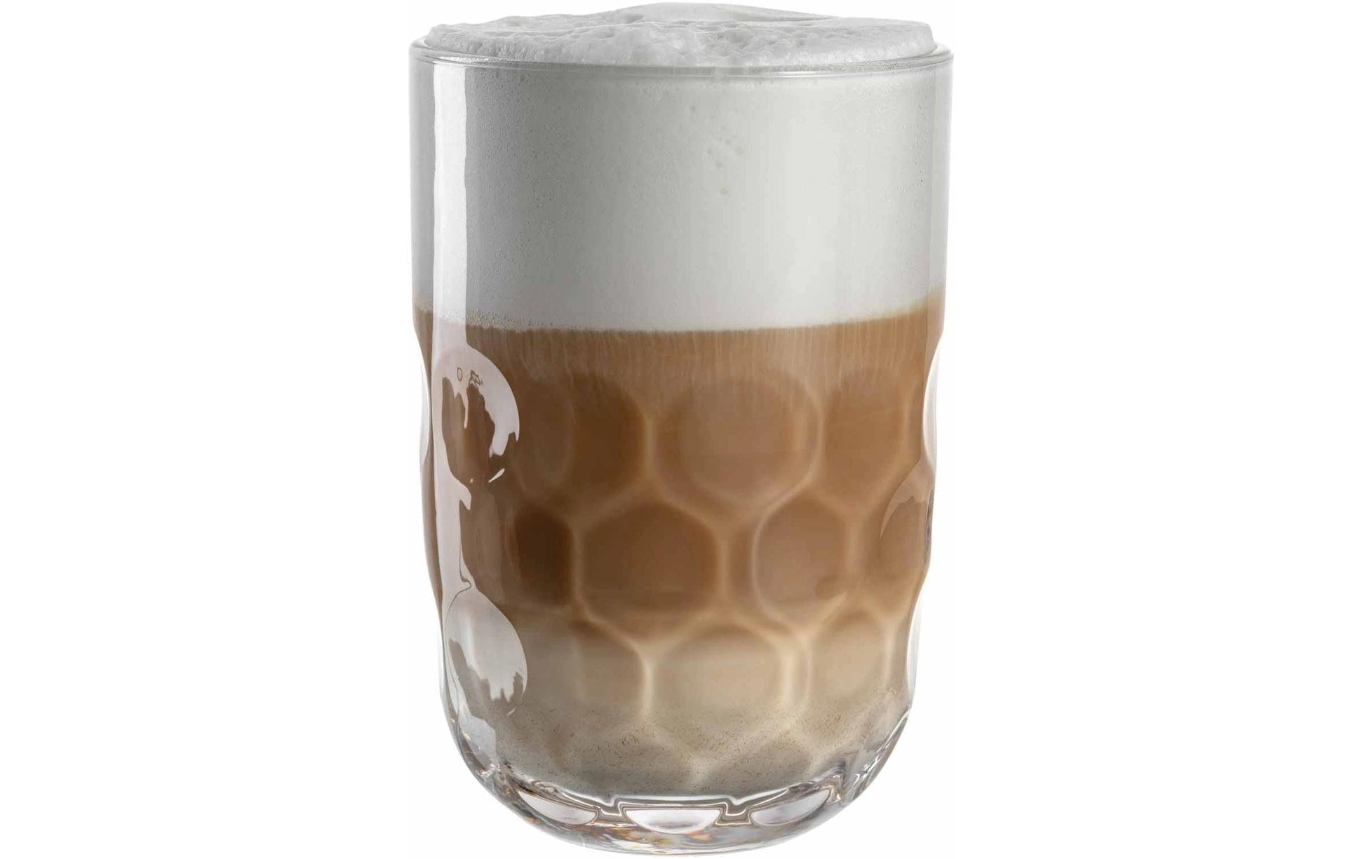 LEONARDO Cappuccinotasse – 2er Set, 380 ml, Ø 8,0 cm, H 12,0 cm, Glas, Transparent