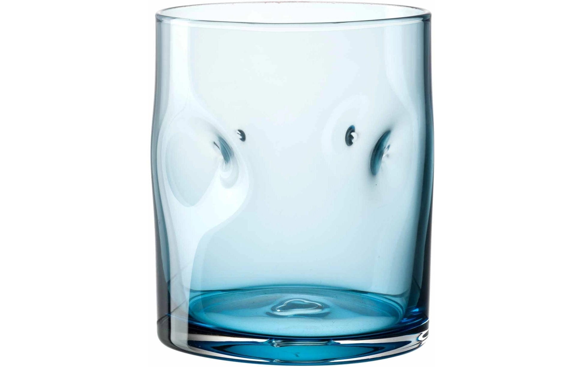 LEONARDO VESUVIO Trinkglas – 0,30 l, Kalk-Natron-Glas, Blau, 4 Stück