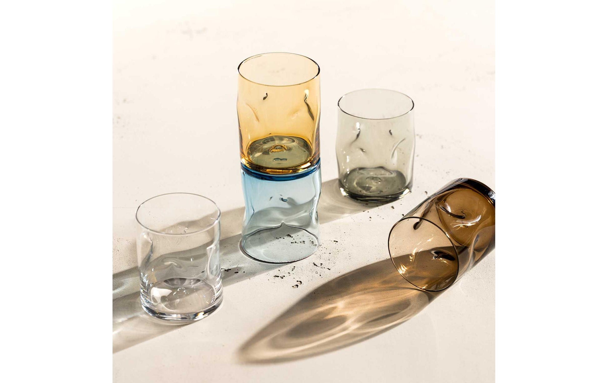 LEONARDO VESUVIO Trinkglas – 0,30 l, Glas, transparent, spülmaschinenbeständig, 4 Stück