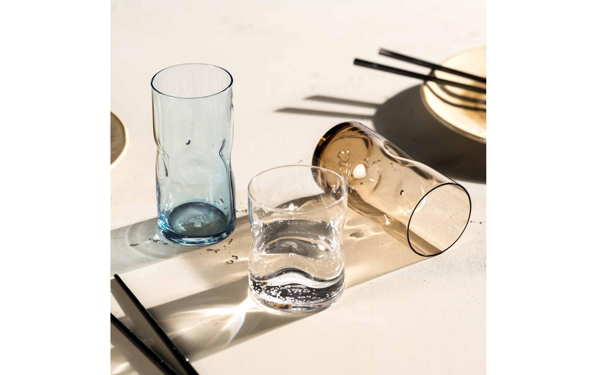 LEONARDO VESUVIO Trinkglas – 0,30 l, Glas, transparent, spülmaschinenbeständig, 4 Stück