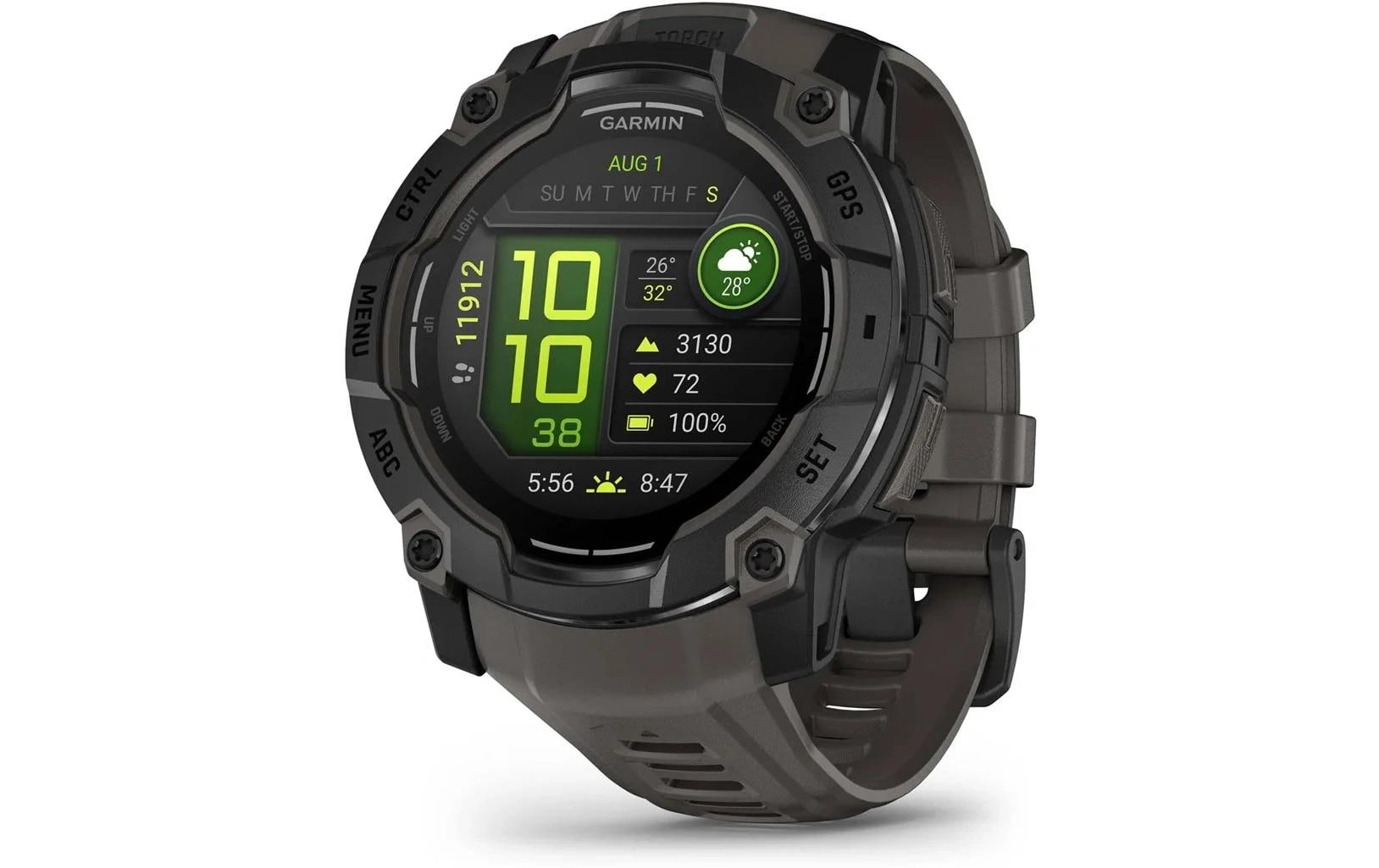 Garmin Instinct 3 50 mm – Wasserdicht 10 ATM, AMOLED-Display