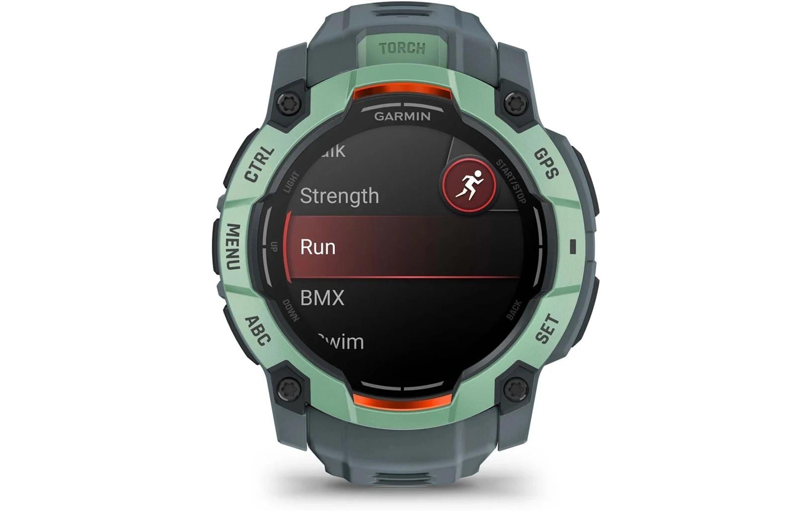Garmin Instinct 3 – GPS-Smartwatch – 50 mm, 1,3", GPS, AMOLED, 10 ATM, Grün, Sportarmband