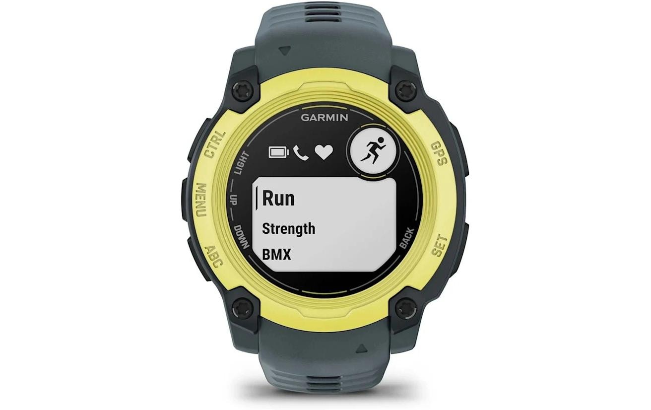Garmin Instinct E – Smartwatch – 40 mm, 0,86", GPS, Bluetooth, MIP, 10 ATM, Grau, Silikon