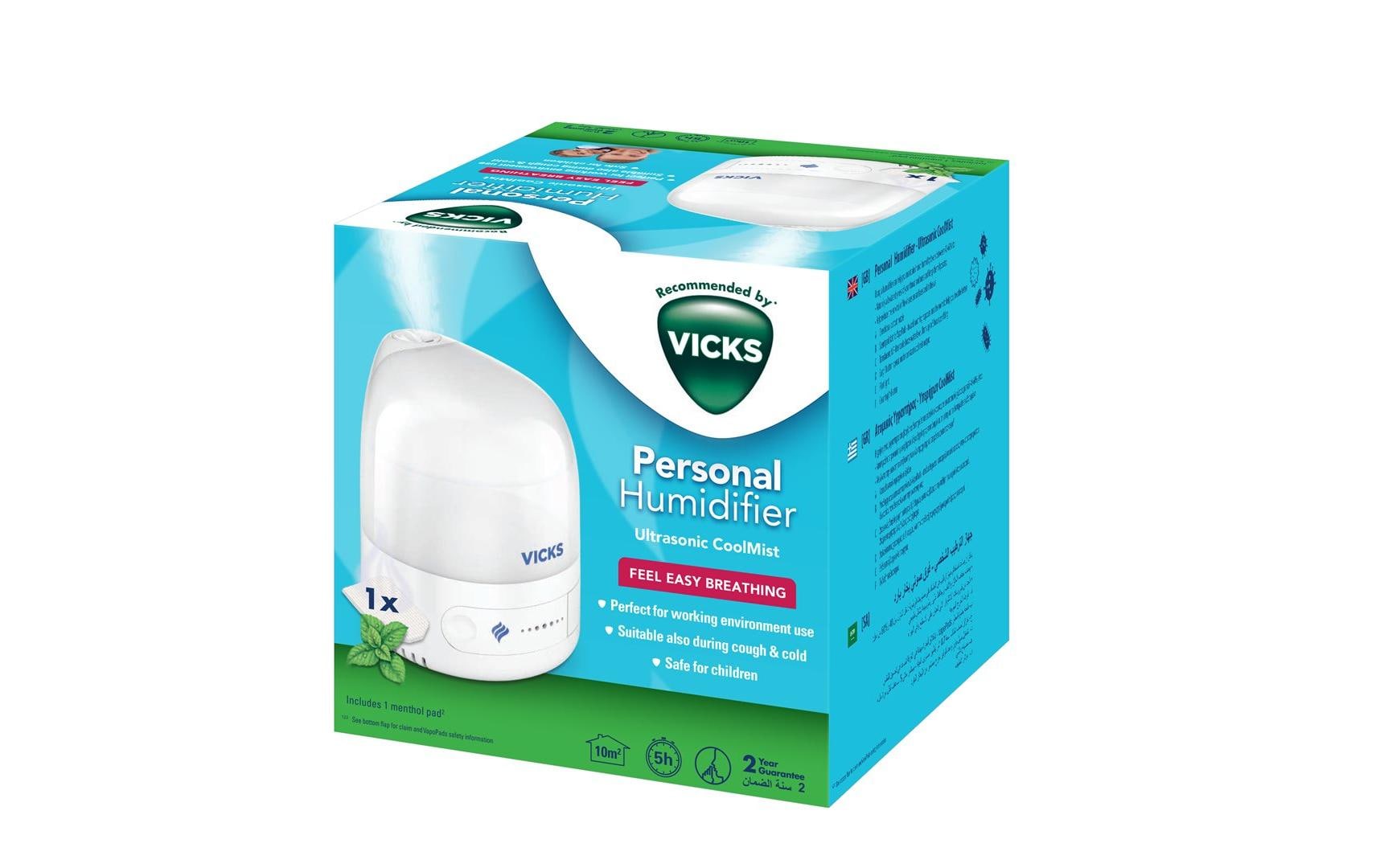 Vicks Luftbefeuchter VUL510E4 – Dampf
