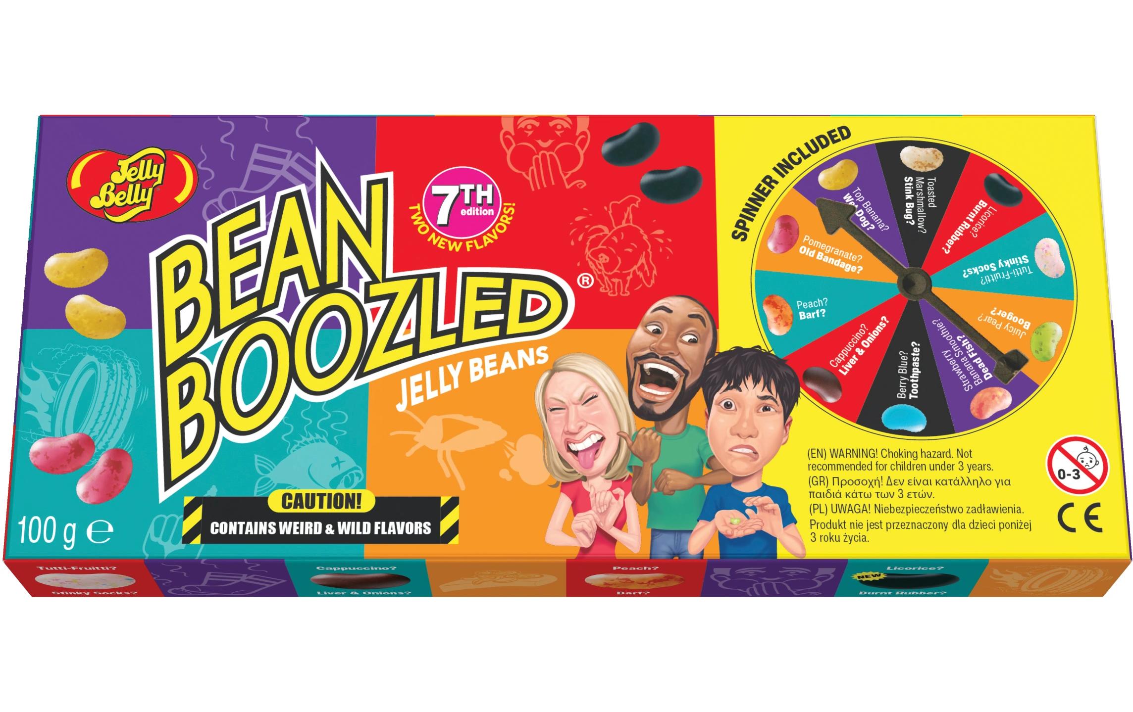 Jelly Belly Bean Boozled 7. Generation Gummibonbons – Glücksrad – 100 g