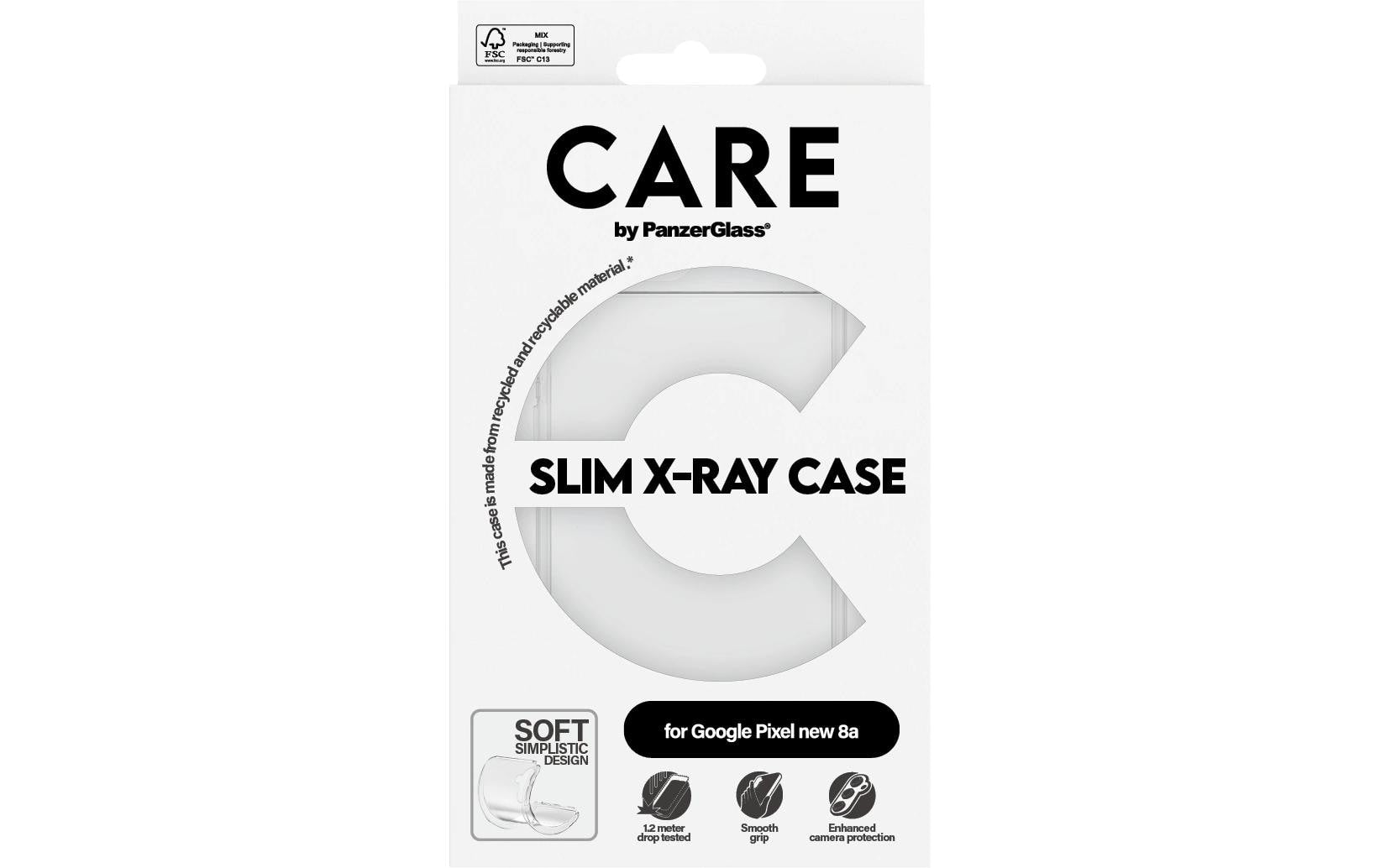 PanzerGlass Backcover Fashion X-Ray Soft Basic – für Google Pixel 9a – transparent