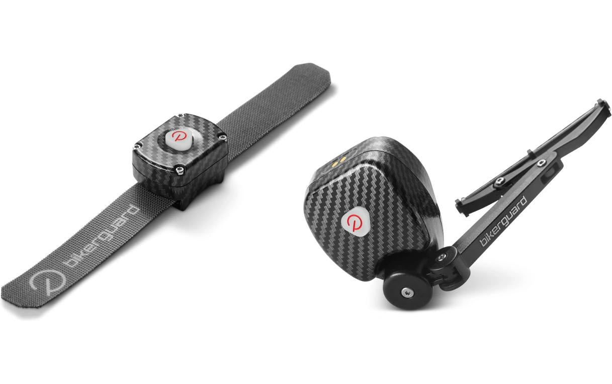 Bikerguard Visierwischer – Akku, Fernbedienung, Fixsystem, Front