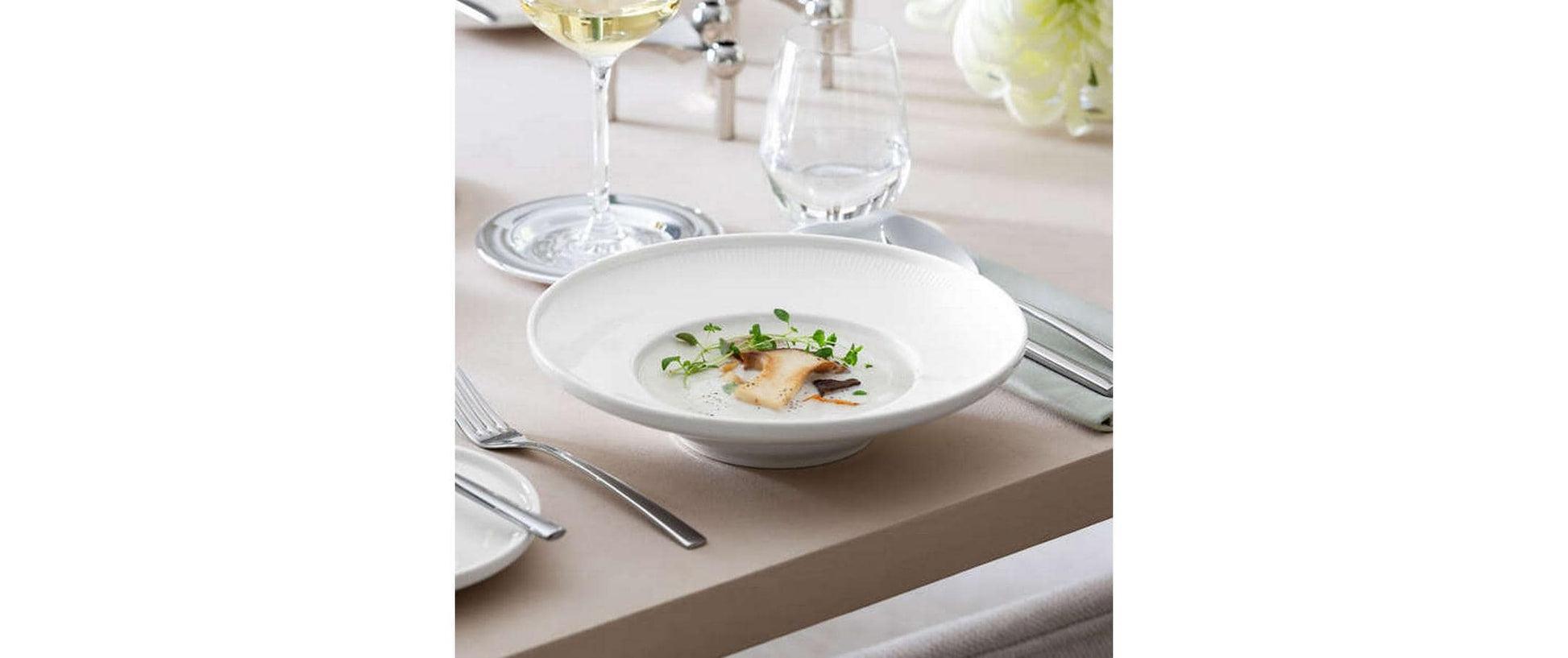 Villeroy & Boch Suppenteller – 0,30 l, Porzellan, Weiss, Mikrowellengeeignet, Spülmaschinenbeständig