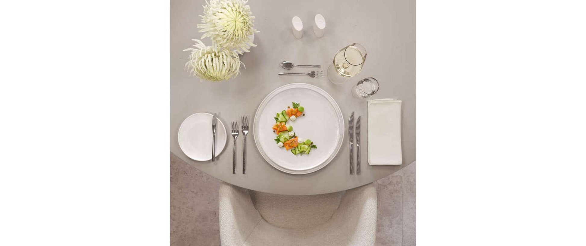 Villeroy & Boch Afina Gourmetteller – Ø 32,1 cm, H 2,8 cm, Porzellan, spülmaschinenfest, mikrowellengeeignet