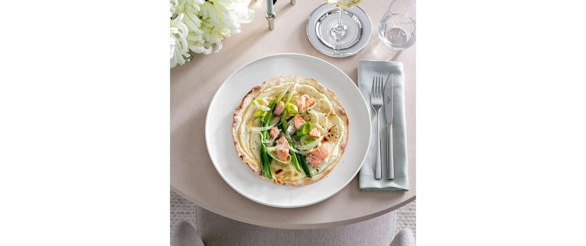 Villeroy & Boch Afina Gourmetteller – Ø 32,1 cm, H 2,8 cm, Porzellan, spülmaschinenfest, mikrowellengeeignet