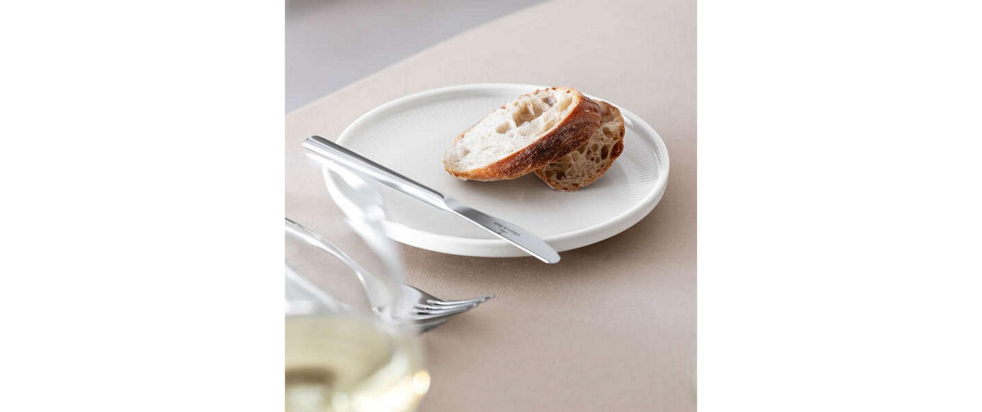 Villeroy & Boch Afina Brot- & Butterteller – Ø 17,1 cm, Porzellan, Weiss