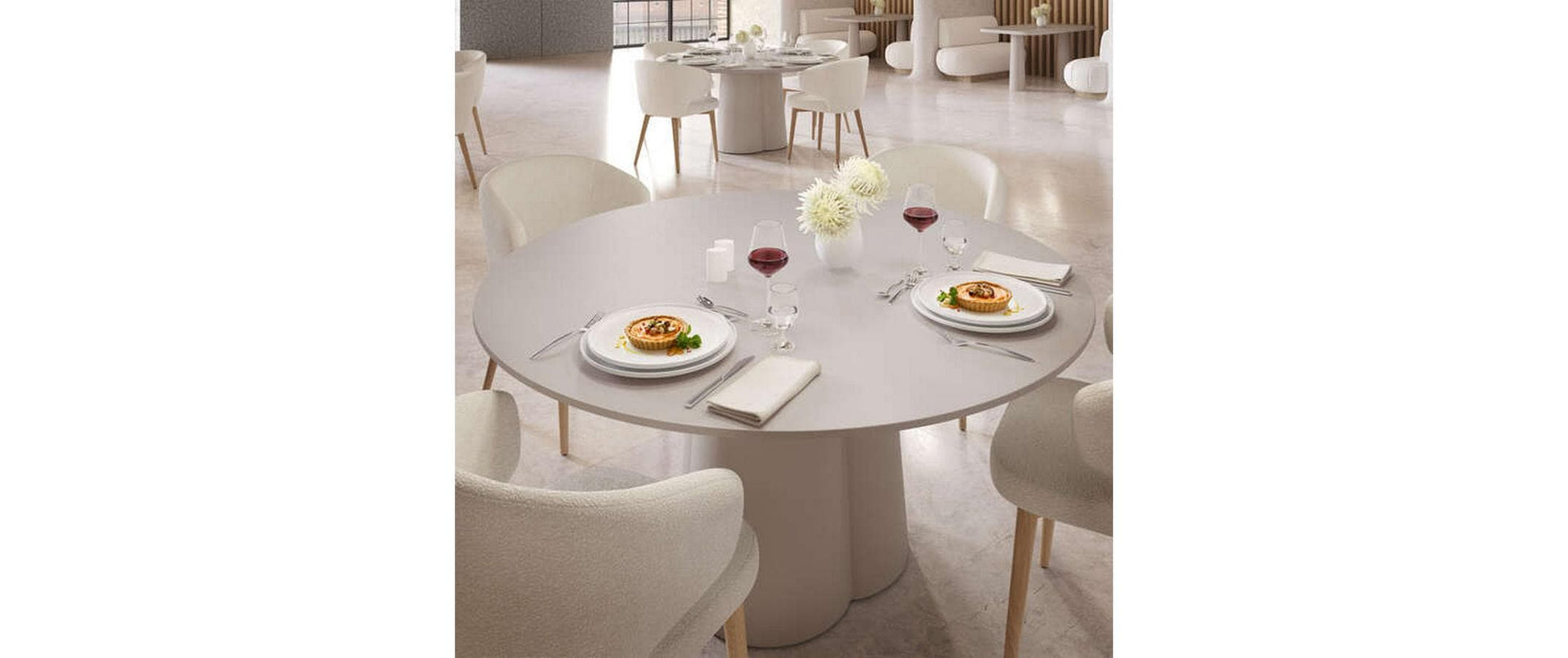 Villeroy & Boch Afina Frühstücksteller – Porzellan, weiss, Ø 22 cm, spülmaschinenbeständig