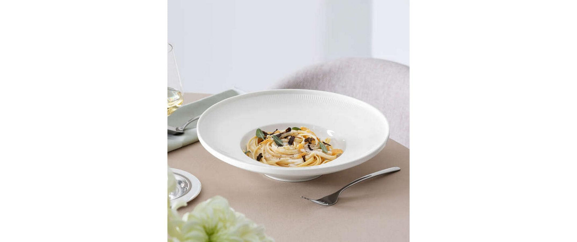 Villeroy & Boch Suppenteller – 0,40 l, Porzellan, Weiss, Mikrowellengeeignet, Spülmaschinenbeständig