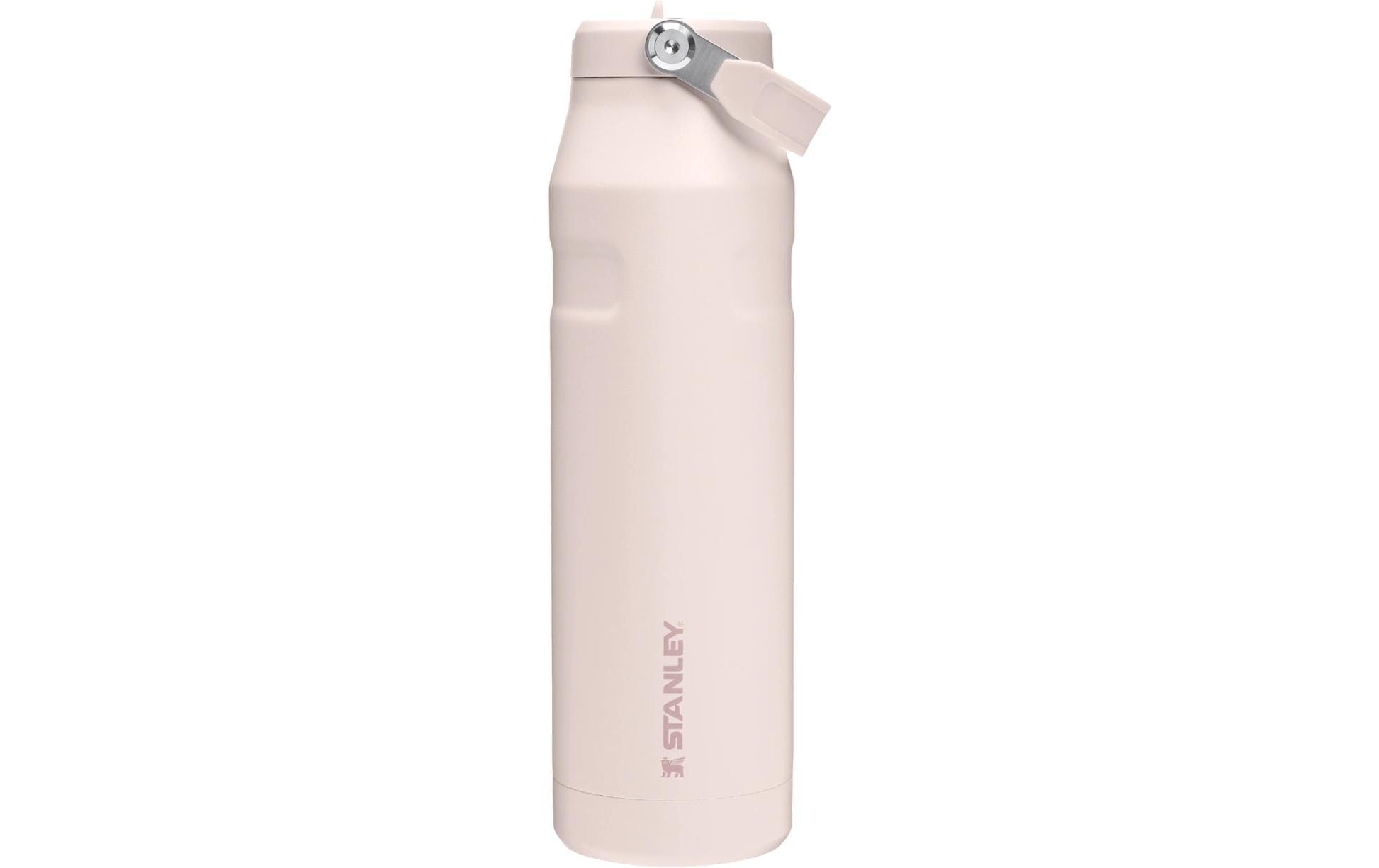 Stanley 1913 IceFlow Flip Straw 2.0 Isolierflasche 1,06 l – doppelwandig 17 h kalt, Edelstahl, Rose Quartz