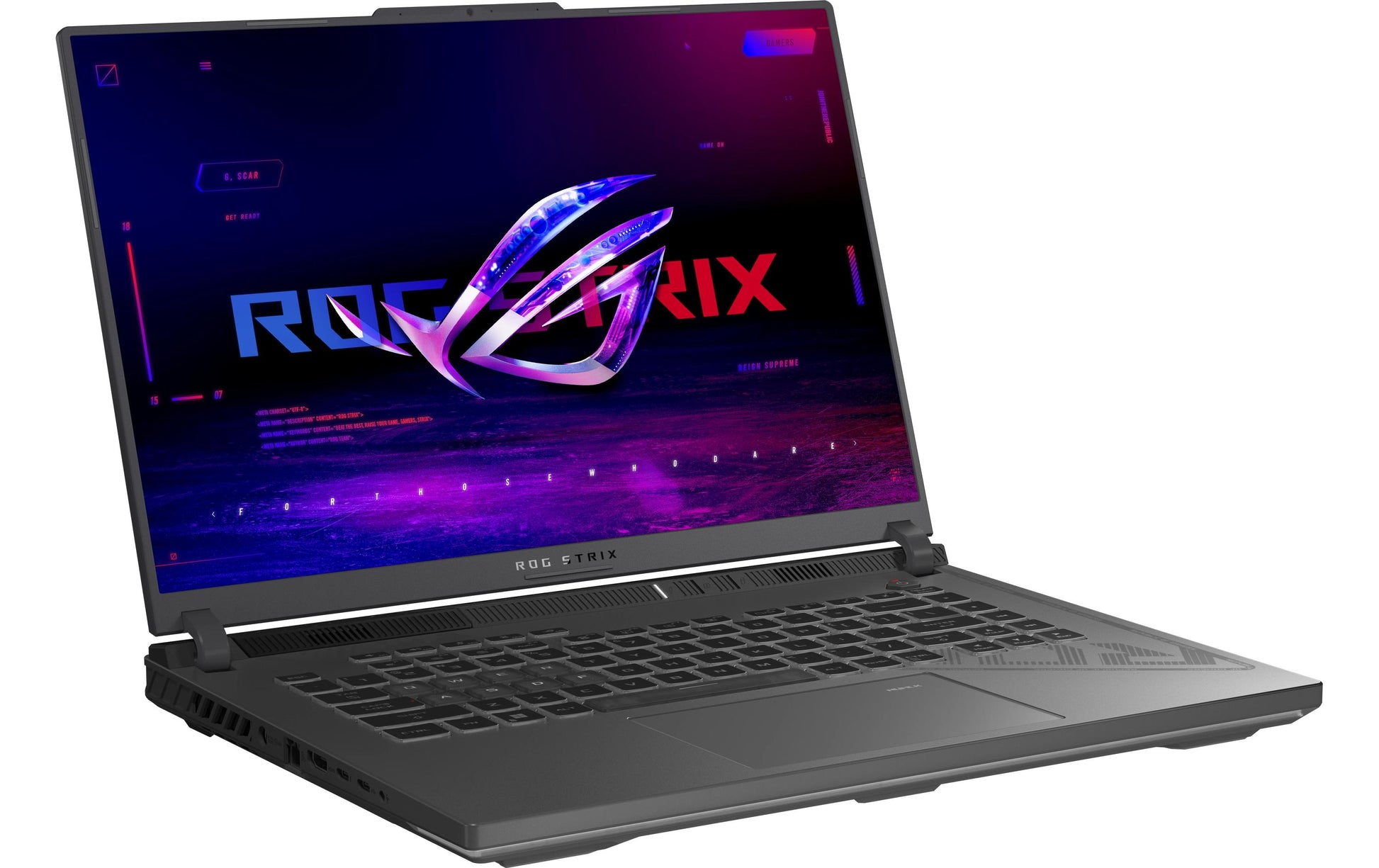 ASUS ROG Strix G16 G614FR-RV007W Laptop – Wi‑Fi, Bluetooth, Ethernet – Netzstrom 100–240 V