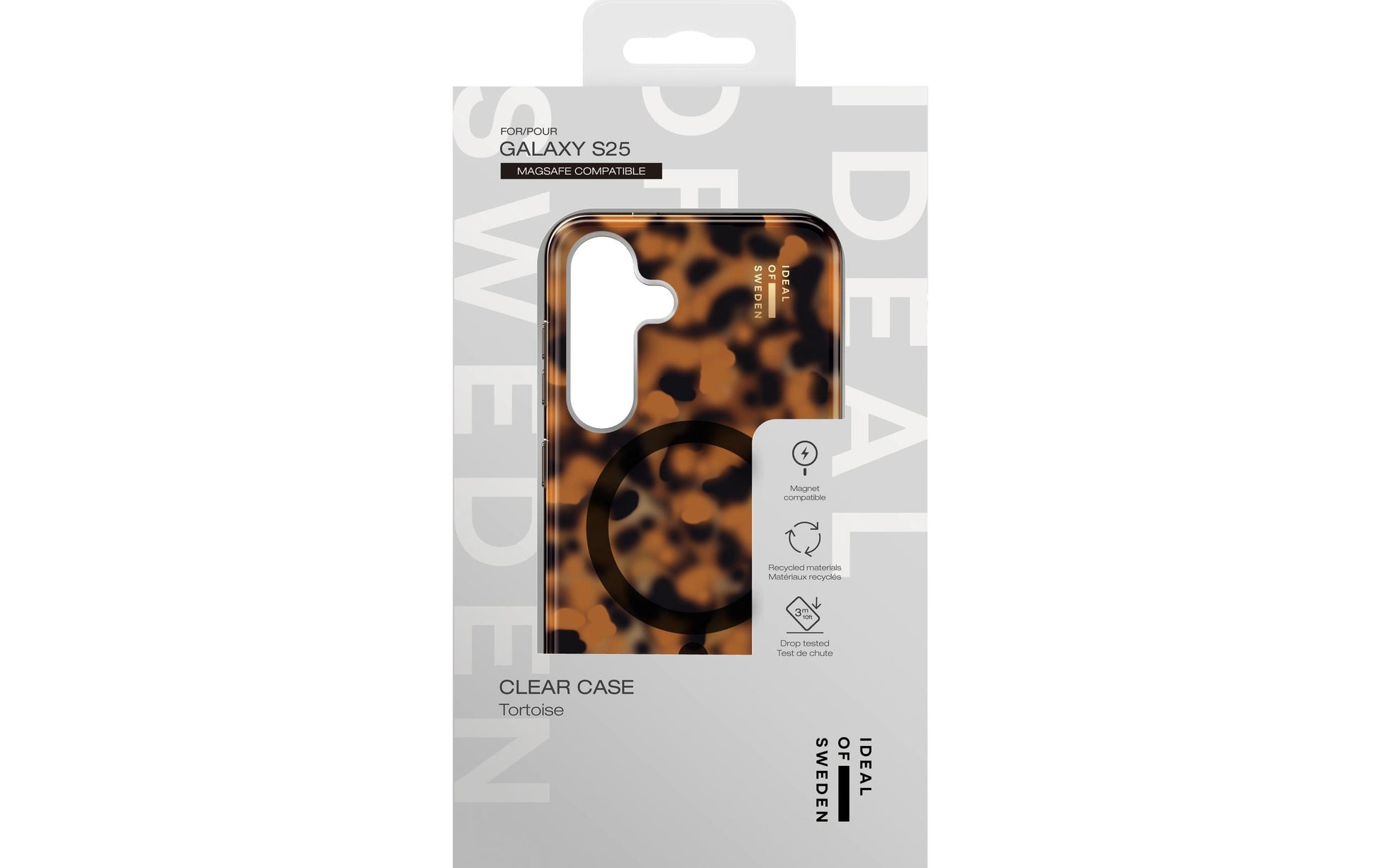 iDeal of Sweden Backcover – für Samsung Galaxy S24/S25 – Schildpatt – TPU