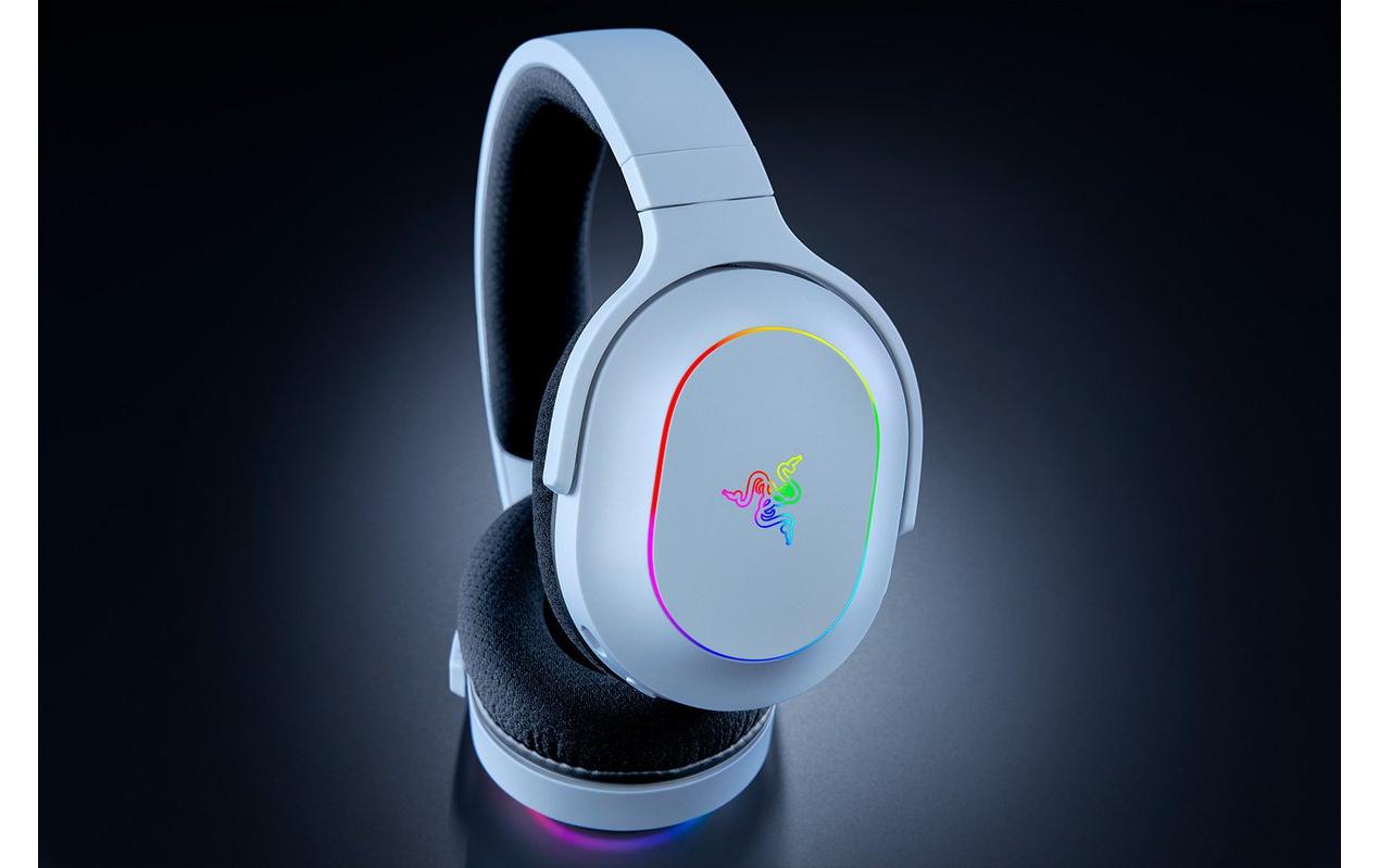 Razer Barracuda X Chroma – Gaming-Headset – Bluetooth, 2,4 GHz – Weiss – für Nintendo Switch – bis 70 h