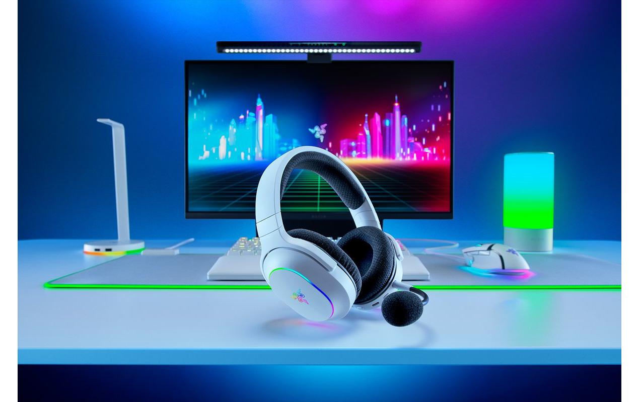 Razer Barracuda X Chroma – Gaming-Headset – Bluetooth, 2,4 GHz – Weiss – für Nintendo Switch – bis 70 h