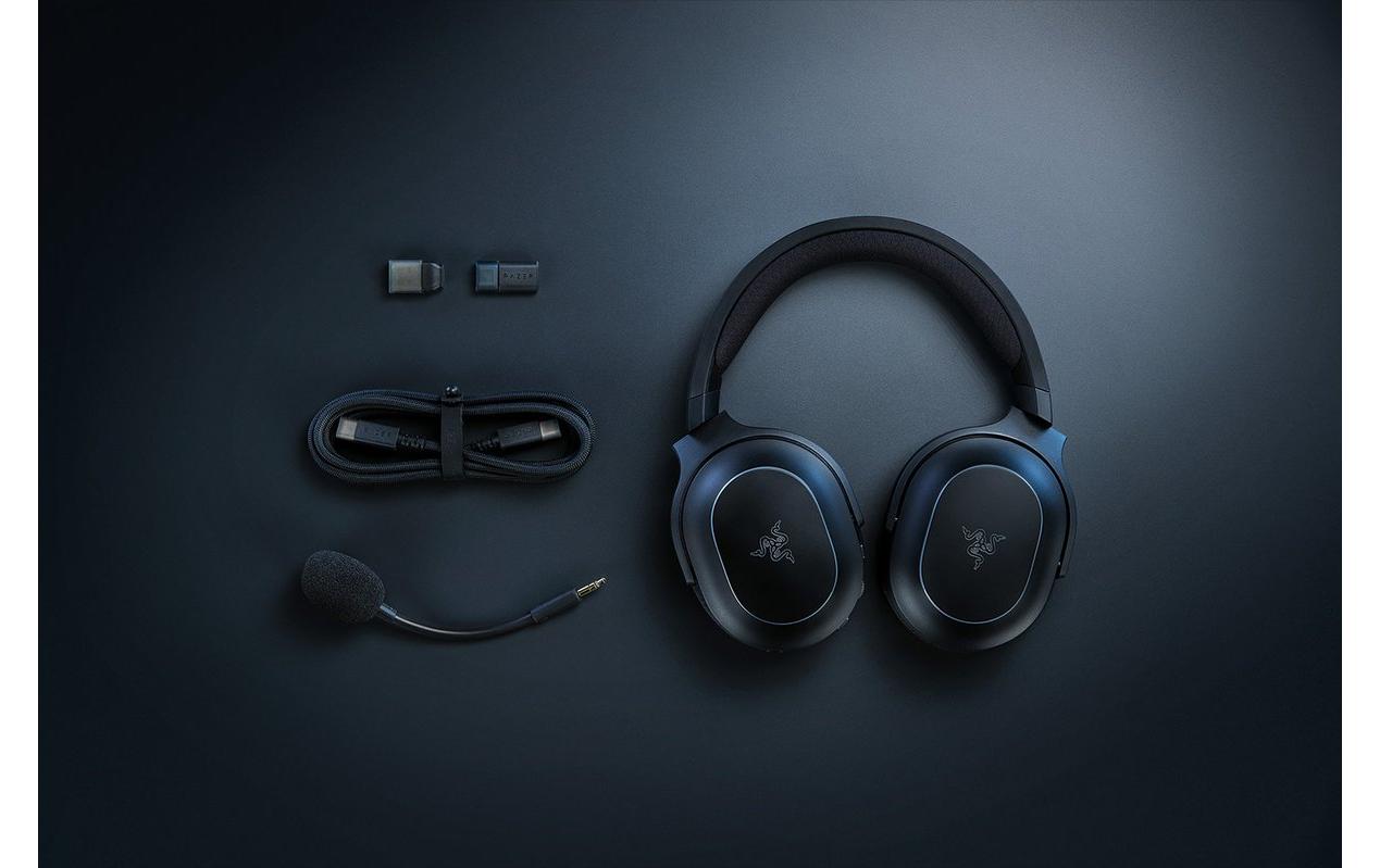 Razer Barracuda X Chroma – Gaming-Headset (Over-Ear) – 2,4-GHz-Empfänger (USB-C), Bluetooth – Schwarz – bis 70