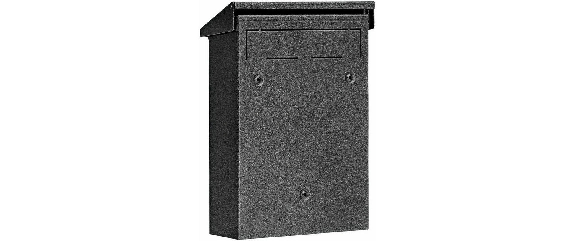 BURG-WÄCHTER Briefkasten – Stahl, grau, 22,5 × 30,5 × 7,5 cm