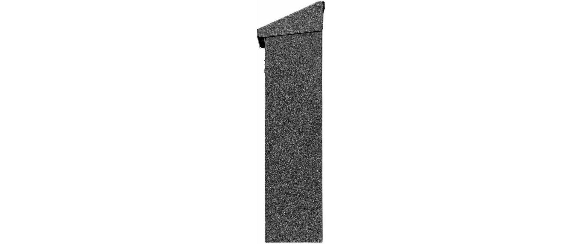 BURG-WÄCHTER Briefkasten – Stahl, grau, 22,5 × 30,5 × 7,5 cm