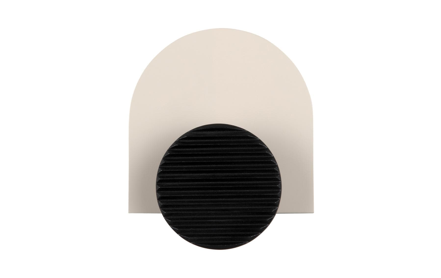 present time Haken – MDF/Eisen – grau/schwarz – 45 × 180 × 150 mm