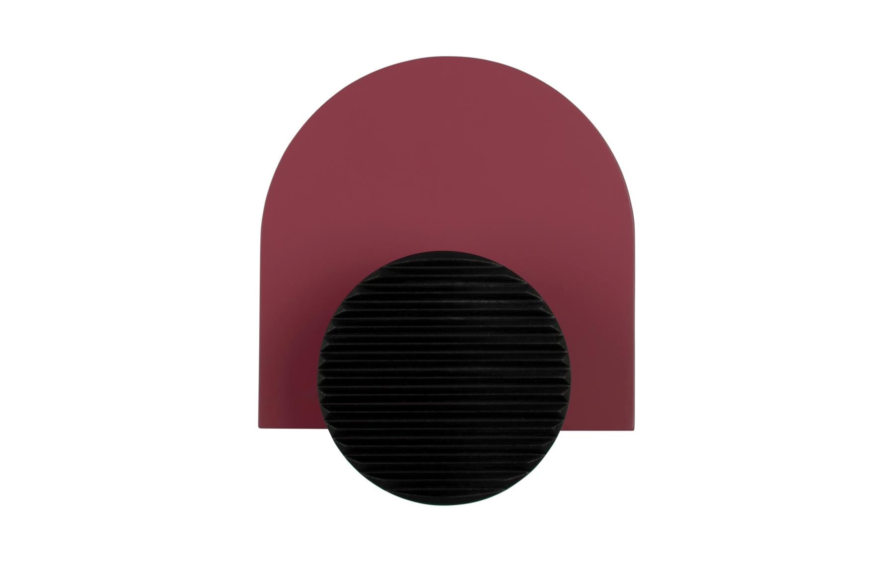 present time PT4277RD Haken – MDF/Eisen – rot/schwarz – 45 × 180 mm