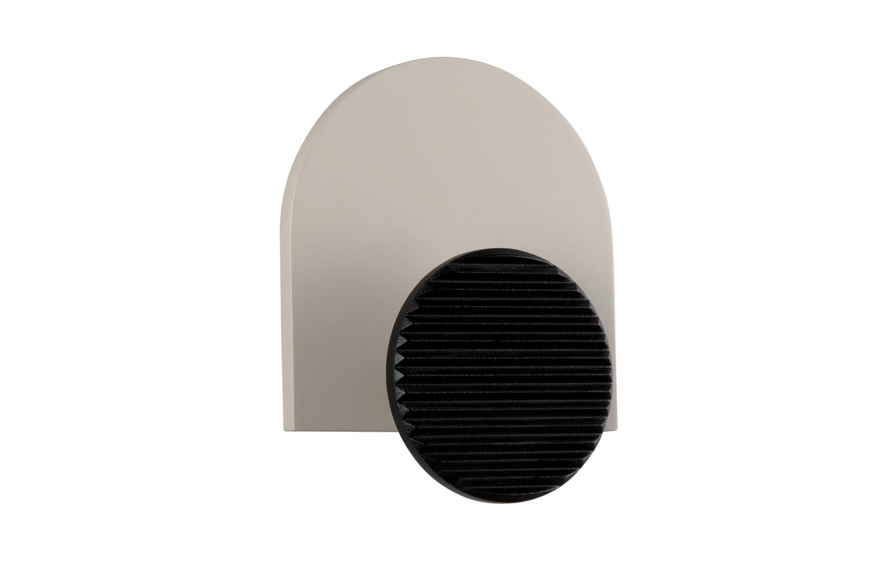 present time Haken – MDF/Eisen – grau/schwarz – 45 × 180 × 150 mm