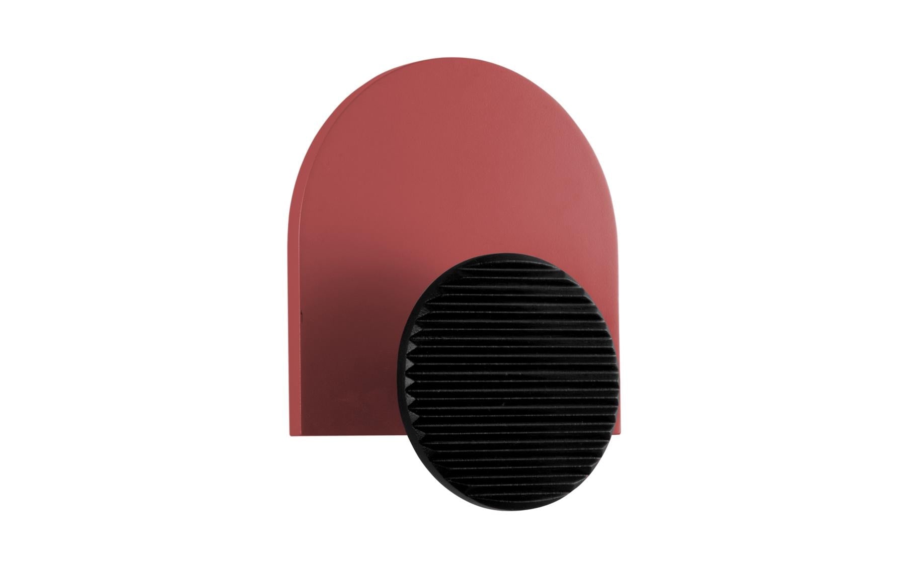 present time PT4277RD Haken – MDF/Eisen – rot/schwarz – 45 × 180 mm
