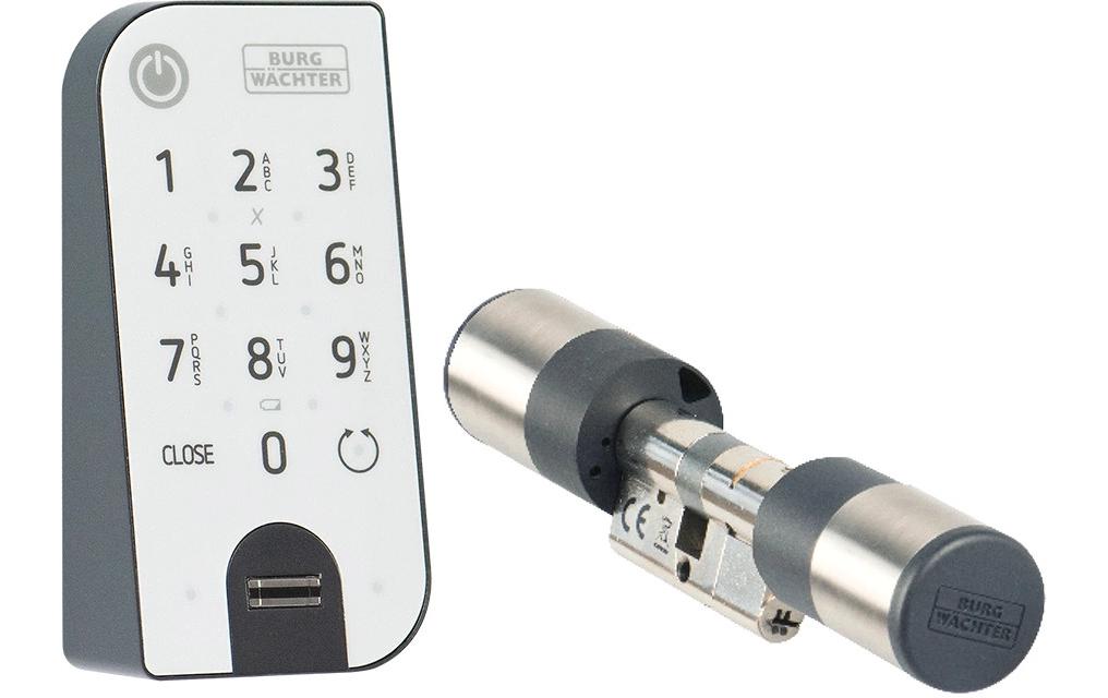 BURG-WÄCHTER Elektronikschloss ENTRYeasy 7602 FP – weiss