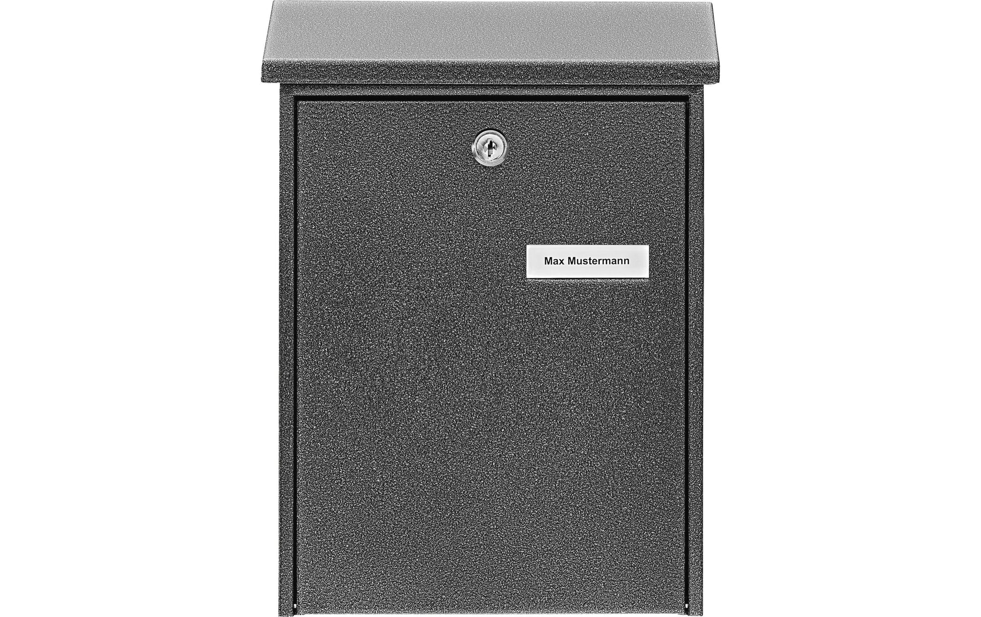 BURG-WÄCHTER Briefkasten – Stahl, grau, 22,5 × 30,5 × 7,5 cm