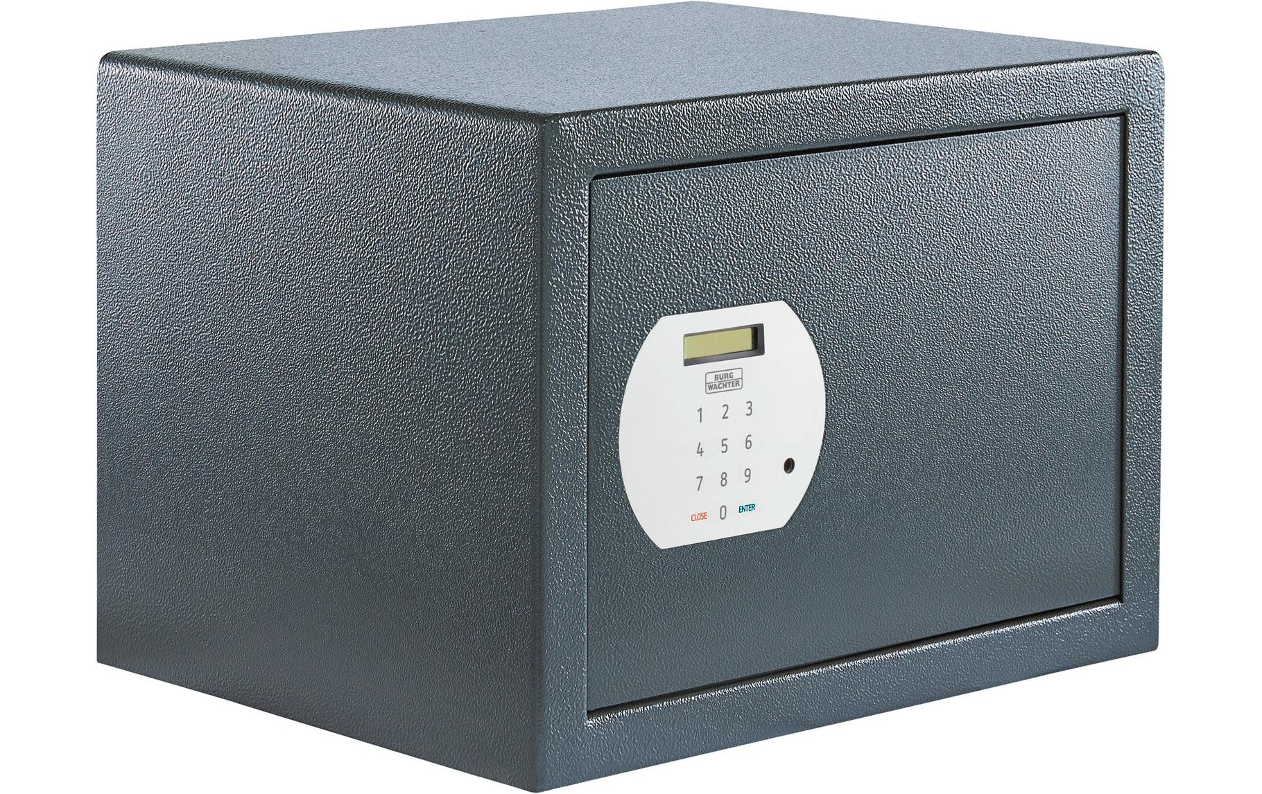 BURG-WÄCHTER Burgwächter Möbeltresor – mit Elektronikschloss, Stahl, grau, 440 × 350 × 320 mm