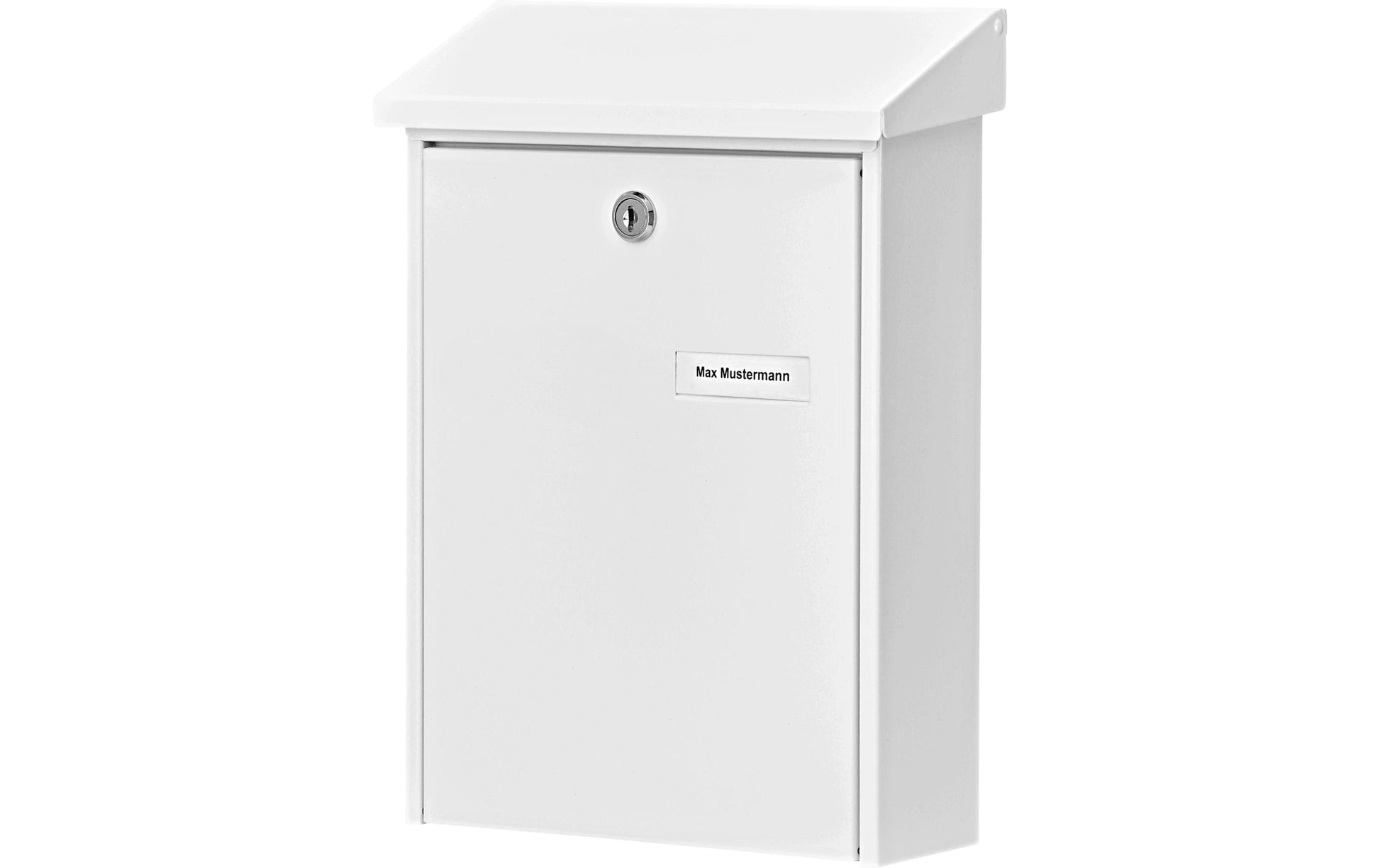 BURG-WÄCHTER Briefkasten – Stahl, weiss, 22,5 × 30,5 × 7,5 cm