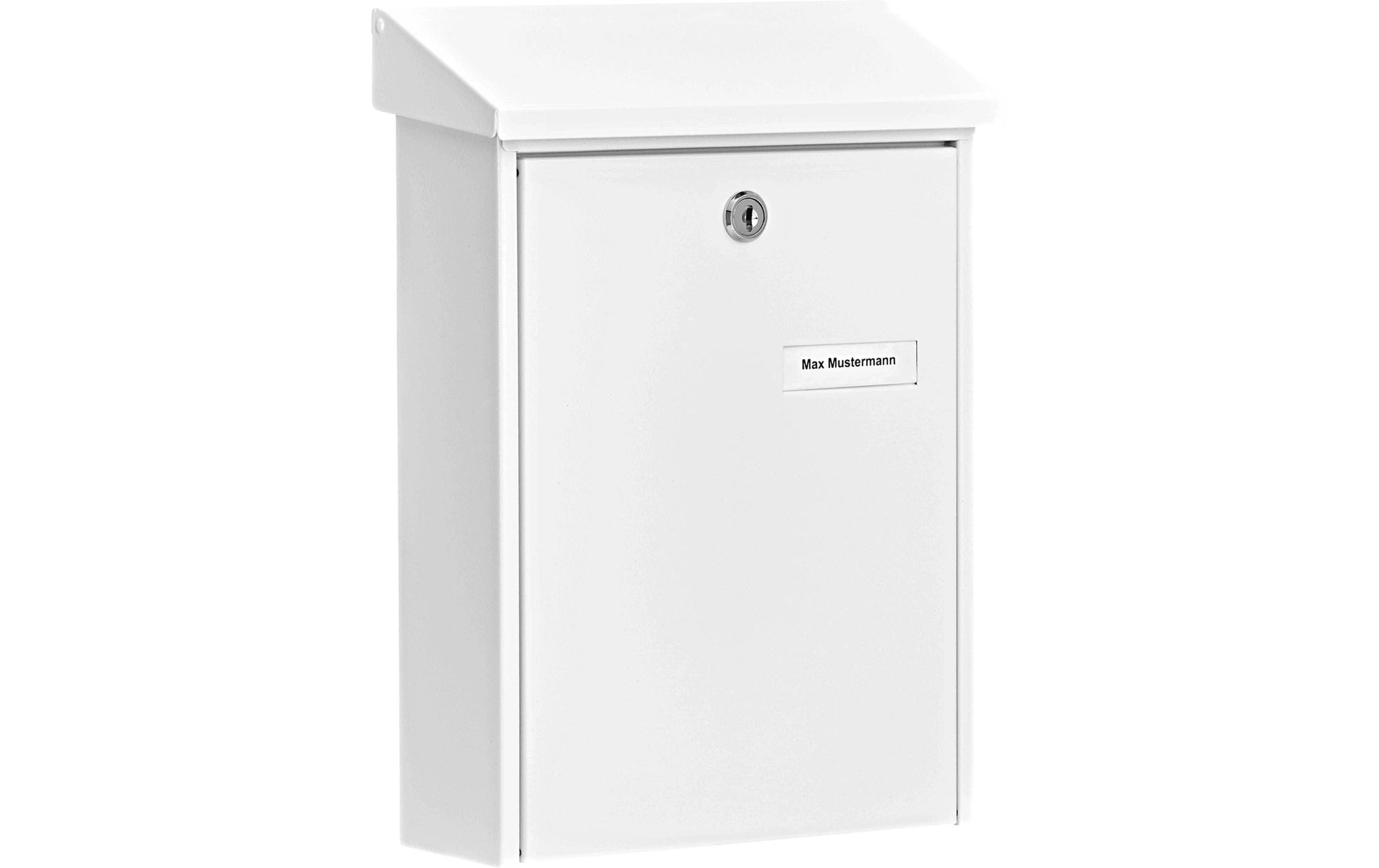 BURG-WÄCHTER Briefkasten – Stahl, weiss, 22,5 × 30,5 × 7,5 cm