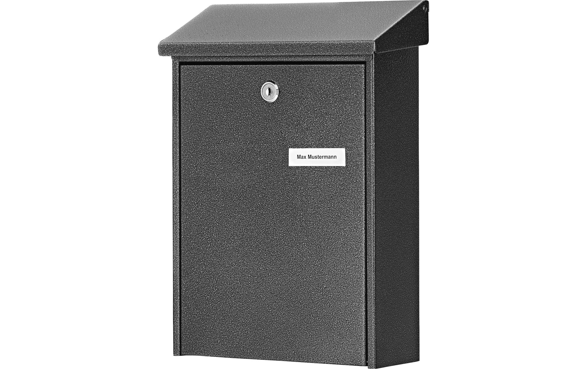 BURG-WÄCHTER Briefkasten – Stahl, grau, 22,5 × 30,5 × 7,5 cm